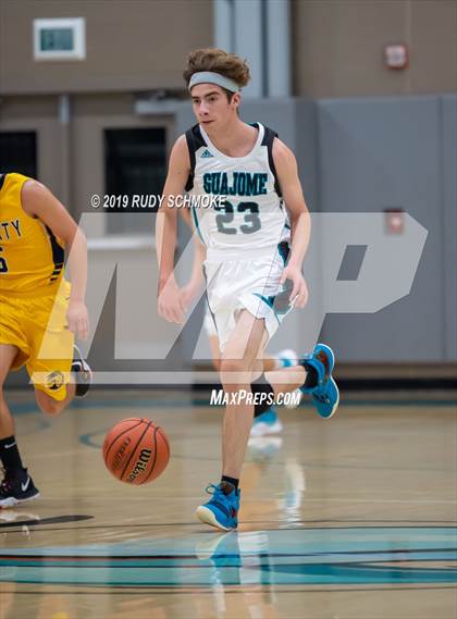 Thumbnail 3 in Guajome Park Academy vs. Liberty Charter (Del Lago Tip-Off Classic) photogallery.