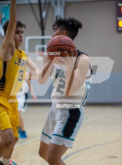 Thumbnail 2 in Guajome Park Academy vs. Liberty Charter (Del Lago Tip-Off Classic) photogallery.