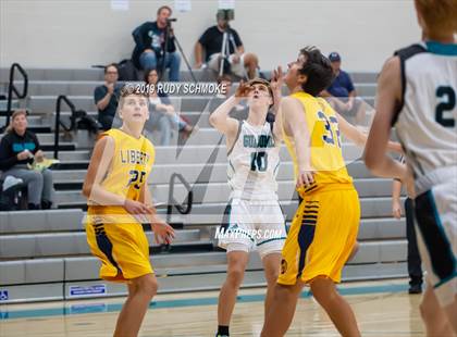 Thumbnail 1 in Guajome Park Academy vs. Liberty Charter (Del Lago Tip-Off Classic) photogallery.