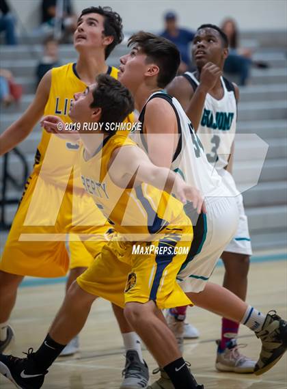 Thumbnail 1 in Guajome Park Academy vs. Liberty Charter (Del Lago Tip-Off Classic) photogallery.