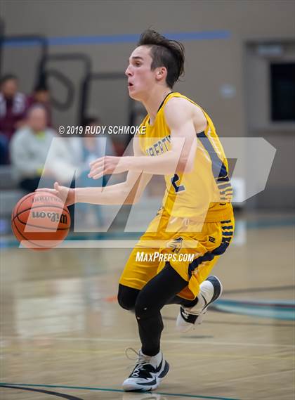 Thumbnail 1 in Guajome Park Academy vs. Liberty Charter (Del Lago Tip-Off Classic) photogallery.