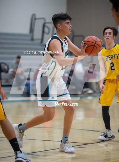 Thumbnail 1 in Guajome Park Academy vs. Liberty Charter (Del Lago Tip-Off Classic) photogallery.