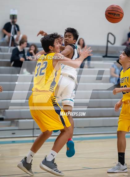 Thumbnail 3 in Guajome Park Academy vs. Liberty Charter (Del Lago Tip-Off Classic) photogallery.