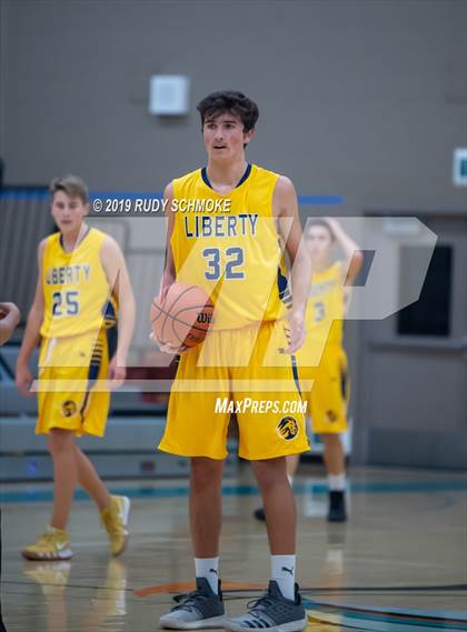 Thumbnail 1 in Guajome Park Academy vs. Liberty Charter (Del Lago Tip-Off Classic) photogallery.
