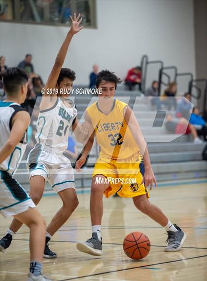 Thumbnail 1 in Guajome Park Academy vs. Liberty Charter (Del Lago Tip-Off Classic) photogallery.