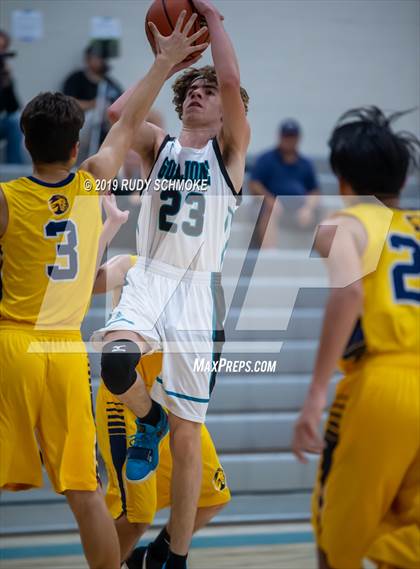 Thumbnail 2 in Guajome Park Academy vs. Liberty Charter (Del Lago Tip-Off Classic) photogallery.