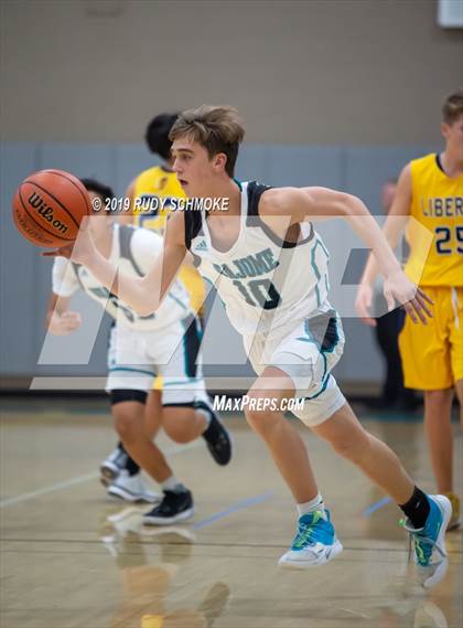Thumbnail 3 in Guajome Park Academy vs. Liberty Charter (Del Lago Tip-Off Classic) photogallery.