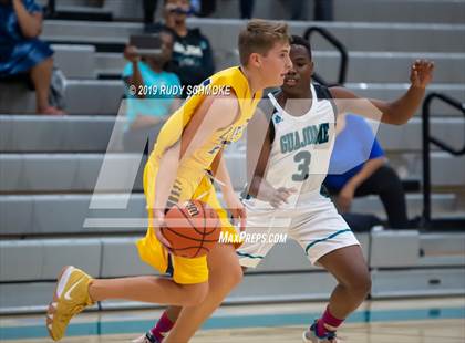 Thumbnail 1 in Guajome Park Academy vs. Liberty Charter (Del Lago Tip-Off Classic) photogallery.