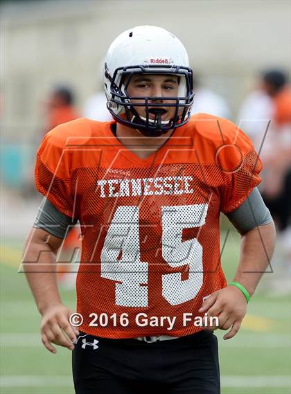 Thumbnail 1 in Tennessee vs. Georgia (All-Star Football Game) photogallery.