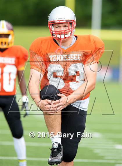 Thumbnail 3 in Tennessee vs. Georgia (All-Star Football Game) photogallery.