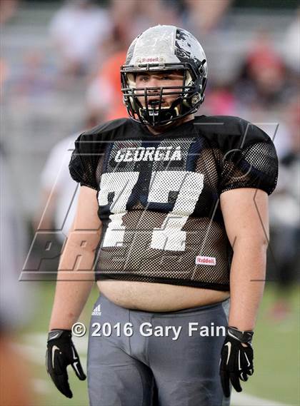 Thumbnail 2 in Tennessee vs. Georgia (All-Star Football Game) photogallery.