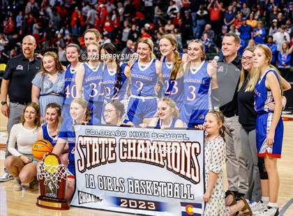 Thumbnail 2 in Briggsdale vs. McClave (CHSAA 1A Championship) photogallery.