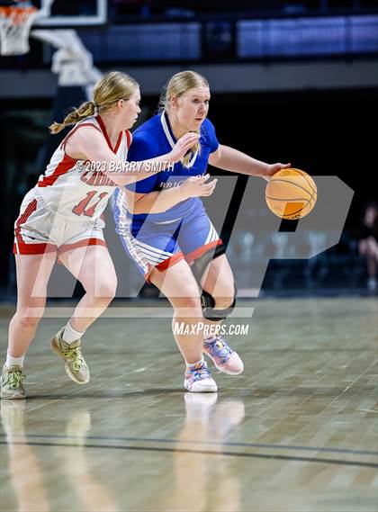 Thumbnail 3 in Briggsdale vs. McClave (CHSAA 1A Championship) photogallery.