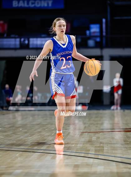 Thumbnail 3 in Briggsdale vs. McClave (CHSAA 1A Championship) photogallery.