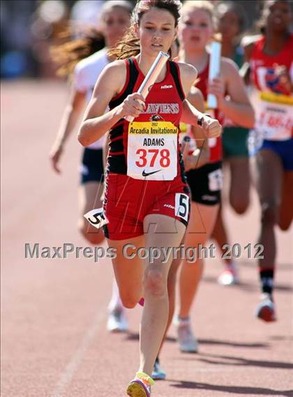 Thumbnail 2 in 45th Arcadia Invitational (Girls Track Events) photogallery.