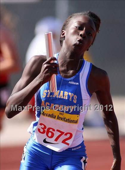 Thumbnail 2 in 45th Arcadia Invitational (Girls Track Events) photogallery.