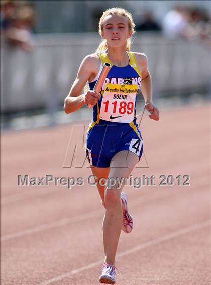 Thumbnail 1 in 45th Arcadia Invitational (Girls Track Events) photogallery.