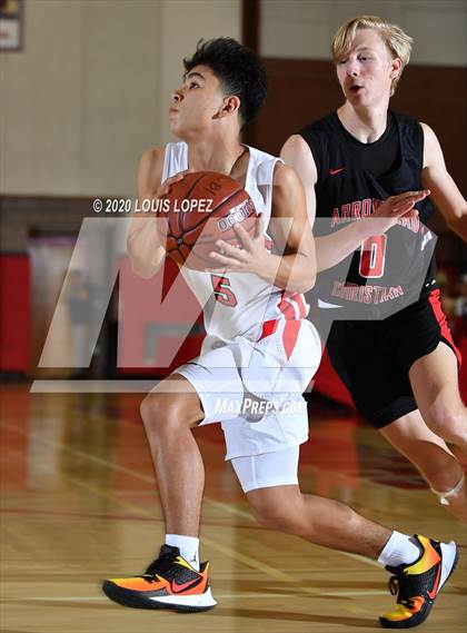 Thumbnail 2 in Arrowhead Christian vs. Bishop Diego (CIF SS 5AA Final) photogallery.