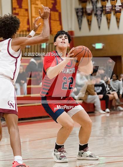Thumbnail 2 in Rancho Cotate vs Cardinal Newman (Rose City Basketball Tournament) photogallery.