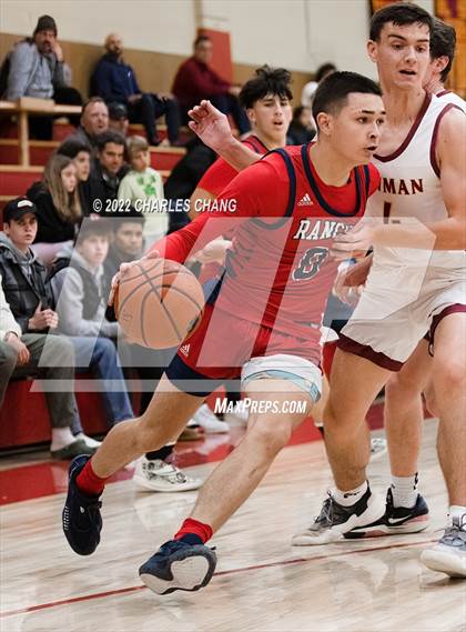 Thumbnail 3 in Rancho Cotate vs Cardinal Newman (Rose City Basketball Tournament) photogallery.