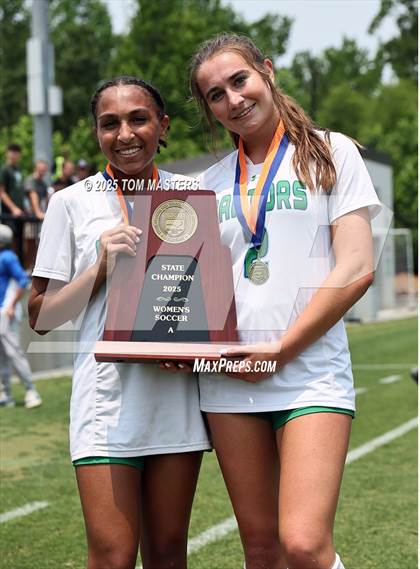 Thumbnail 2 in Mountain Island Charter vs. Wake Prep Academy (NCHSAA 1A Championship Awards) photogallery.