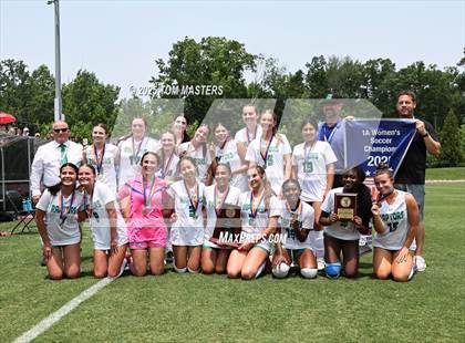 Thumbnail 1 in Mountain Island Charter vs. Wake Prep Academy (NCHSAA 1A Championship Awards) photogallery.