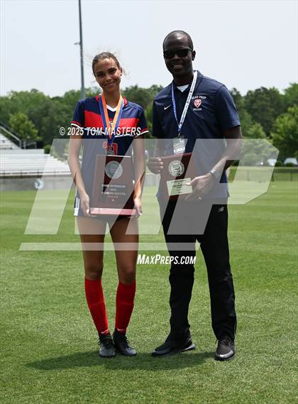 Thumbnail 1 in Mountain Island Charter vs. Wake Prep Academy (NCHSAA 1A Championship Awards) photogallery.