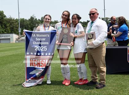 Thumbnail 3 in Mountain Island Charter vs. Wake Prep Academy (NCHSAA 1A Championship Awards) photogallery.