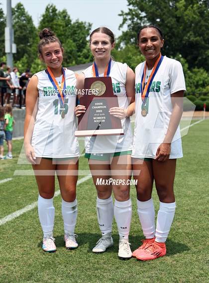 Thumbnail 2 in Mountain Island Charter vs. Wake Prep Academy (NCHSAA 1A Championship Awards) photogallery.