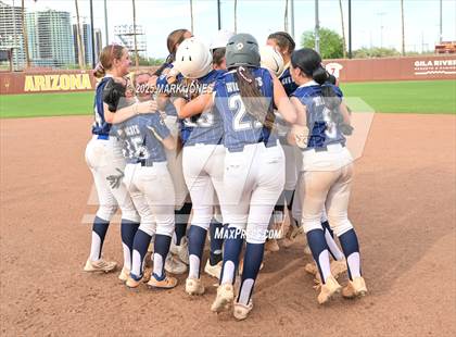 Thumbnail 3 in St. David vs. Joseph City (AIA 1A Final) photogallery.