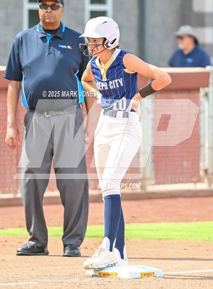 Thumbnail 2 in St. David vs. Joseph City (AIA 1A Final) photogallery.