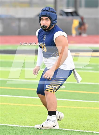 Thumbnail 1 in La Joya Community vs. Bourgade Catholic (Goldwater 7 on 7 Tournament) photogallery.