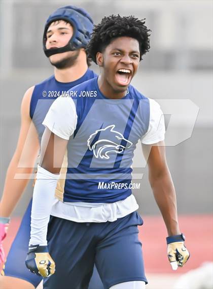 Thumbnail 2 in La Joya Community vs. Bourgade Catholic (Goldwater 7 on 7 Tournament) photogallery.
