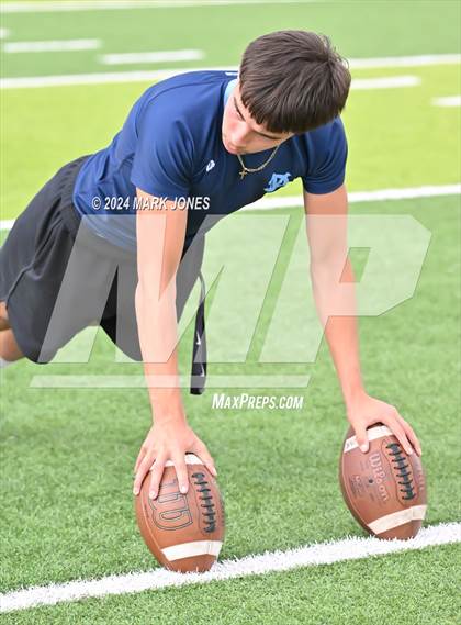 Thumbnail 1 in La Joya Community vs. Bourgade Catholic (Goldwater 7 on 7 Tournament) photogallery.