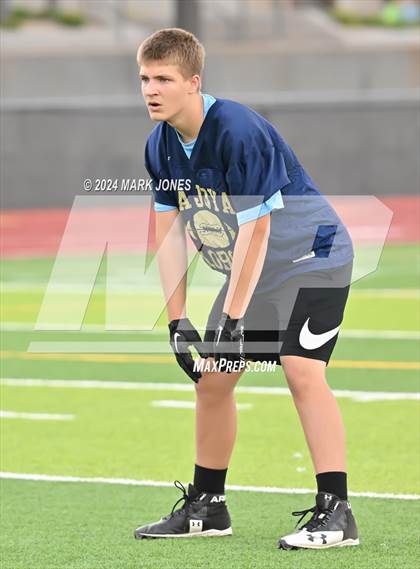 Thumbnail 1 in La Joya Community vs. Bourgade Catholic (Goldwater 7 on 7 Tournament) photogallery.