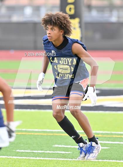 Thumbnail 1 in La Joya Community vs. Bourgade Catholic (Goldwater 7 on 7 Tournament) photogallery.