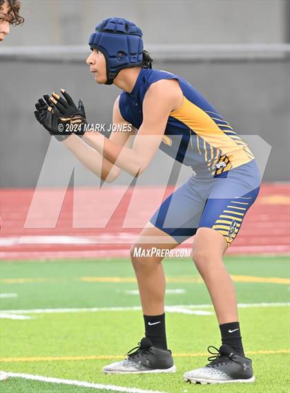 Thumbnail 1 in La Joya Community vs. Bourgade Catholic (Goldwater 7 on 7 Tournament) photogallery.