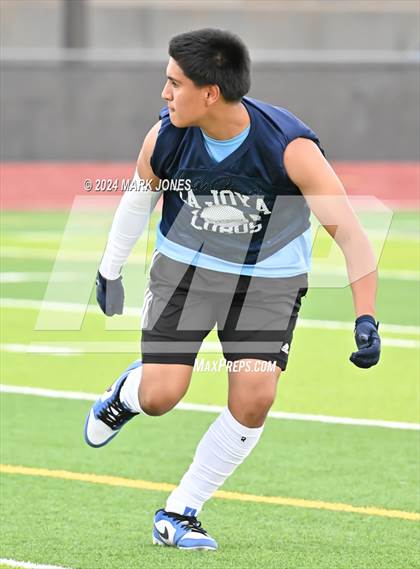 Thumbnail 1 in La Joya Community vs. Bourgade Catholic (Goldwater 7 on 7 Tournament) photogallery.