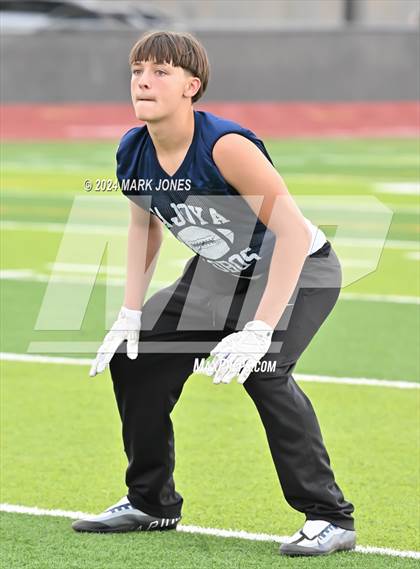 Thumbnail 3 in La Joya Community vs. Bourgade Catholic (Goldwater 7 on 7 Tournament) photogallery.