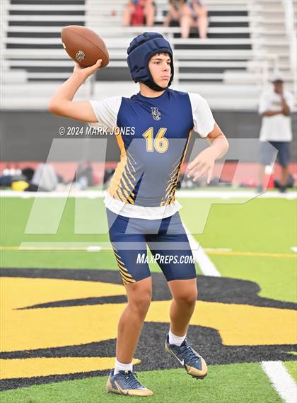 Thumbnail 1 in La Joya Community vs. Bourgade Catholic (Goldwater 7 on 7 Tournament) photogallery.
