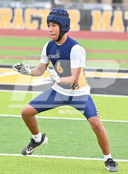 Thumbnail 1 in La Joya Community vs. Bourgade Catholic (Goldwater 7 on 7 Tournament) photogallery.