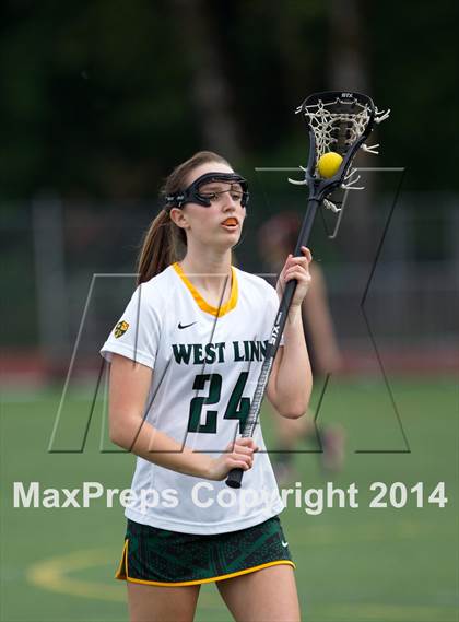 Thumbnail 1 in Oregon City vs. West Linn (Oregon Girls Lacrosse Association Playoff) photogallery.