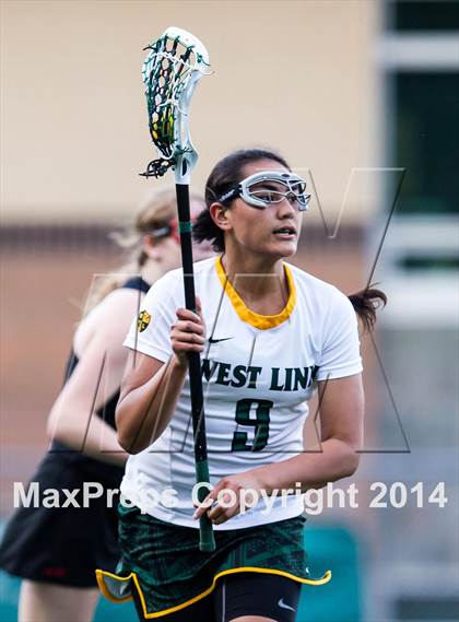 Thumbnail 1 in Oregon City vs. West Linn (Oregon Girls Lacrosse Association Playoff) photogallery.