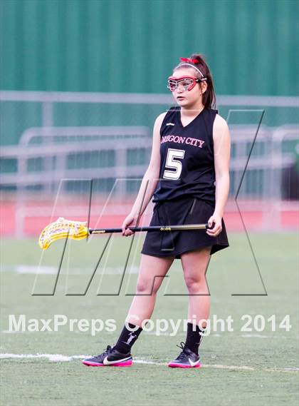Thumbnail 2 in Oregon City vs. West Linn (Oregon Girls Lacrosse Association Playoff) photogallery.