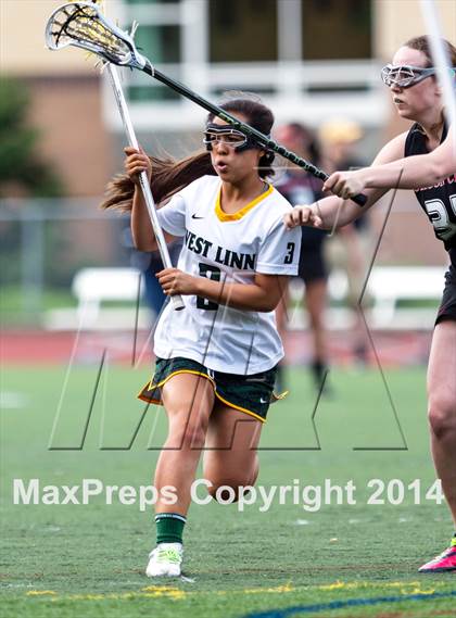 Thumbnail 2 in Oregon City vs. West Linn (Oregon Girls Lacrosse Association Playoff) photogallery.