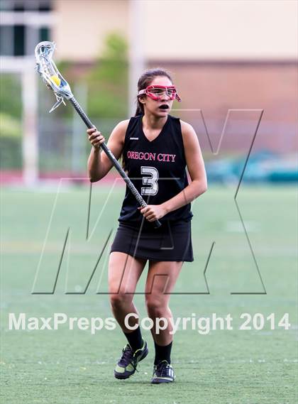 Thumbnail 3 in Oregon City vs. West Linn (Oregon Girls Lacrosse Association Playoff) photogallery.