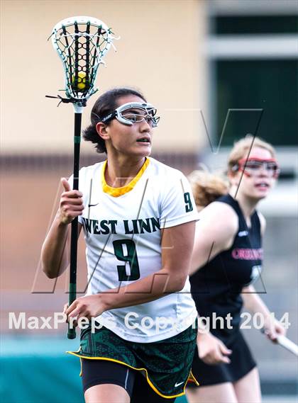 Thumbnail 2 in Oregon City vs. West Linn (Oregon Girls Lacrosse Association Playoff) photogallery.