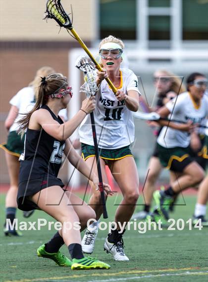 Thumbnail 1 in Oregon City vs. West Linn (Oregon Girls Lacrosse Association Playoff) photogallery.