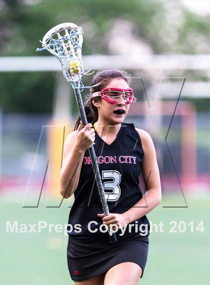 Thumbnail 1 in Oregon City vs. West Linn (Oregon Girls Lacrosse Association Playoff) photogallery.