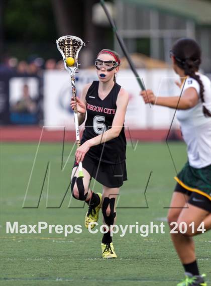 Thumbnail 2 in Oregon City vs. West Linn (Oregon Girls Lacrosse Association Playoff) photogallery.